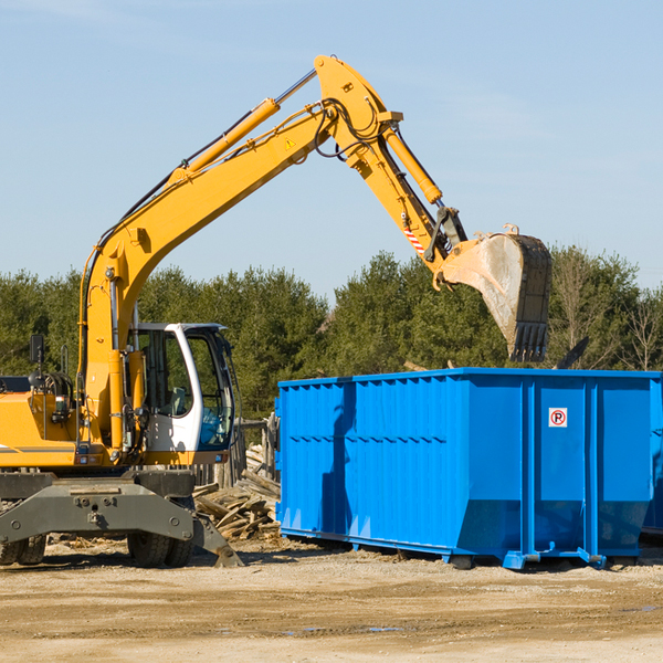 are there any restrictions on where a residential dumpster can be placed in Waldo Ohio